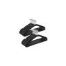 Clothes hangers 50pcs, gray/silver color