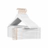 Wooden hanger set, 20 pcs., white