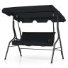Huśtawka ogrodowa 172x154x110cm, czarna