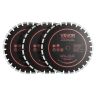 Diamond saw blades VEVOR 410JP, 3 pcs, black/orange