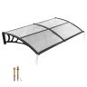 Daszek nad drzwi VEVOR CZPC40X80T-C, Przezroczysty, 104 × 61 × 10 cm