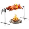 Electric spit barbecue VEVOR TB-56N, 8 height levels, 60 kg, 1825 × 535 × 860 mm