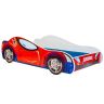 Łóżko dziecięce Car II z materacem 150 cm x 74 cm x 44 cm, auto pająk