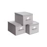 Set of 3 folding boxes