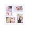Collage for 4 photos, white