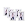 Photo frame 5 pcs 10 x 15 cm, white