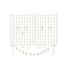 Hanging wall grids for hanging photos/jewelry, 2 pcs. LPP01GD