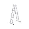 Ladder 76x430.7cm., silver color