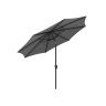 Parasol ogrodowy o średnicy 300 cm, szary