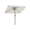 Parasol ogrodowy 300x200cm, beżowo-czarny