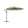 Outdoor umbrella 300x300cm., beige/black