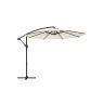 Outdoor parasol 300x245cm., beige/black