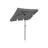 Parasol prostokątny 180 x 125 cm, szary