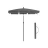 Parasol prostokątny 200 x 125 cm, szary