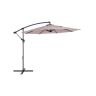 Parasol ogrodowy ze stojakiem 300 cm, kolor taupe