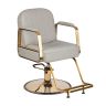 Hydrauliczny fotel fryzjerski Gabbiano Acri, Sand/gold