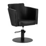 Hydraulic barber chair Gabbiano Roma, black, adjustable height 50-63 cm
