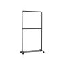 Clothes rack 40.5x91x194cm., black