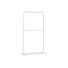 Clothes rack on wheels 40.5x91x194cm., white