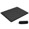 Japoński materac tatami futon VEVOR KZ-011, składany, rozmiar queen, czarny, 203,2 × 152,4 × 8,9 cm
