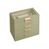 Jewelry box 15.3x25.1x21.5cm., various colors