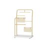 Jewelry holder 13x21.5x33.7cm., white/gold color
