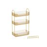 Cosmetic organizer 30.5x16.8x48cm., beige