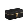 Watch box 10x20x9cm., black/gold color