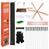 Chimney cleaning set VEVOR AS12, 12 m