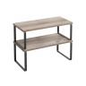 Set of 2 spice racks, grey/black