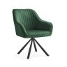 Bar stool 60x60x81.5cm., green/black