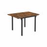 Dining table for 4 people KDT077B01, brown/black