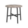 Dining table 80x75cm., light brown/black