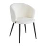 Chair 4Rico Asola, with armrests, White