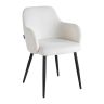 Chair 4Rico Intra, with armrests, White