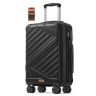 SONGMICS RLP001B101 walizka twarda, 70 l, 55 × 36 × 20 cm