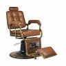 Barber chair Gabbiano Boss, Hydraulic lift, Brown