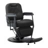 Barber chair Gabbiano Bruno, Black/Grey