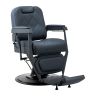 Barber chair Gabbiano Bruno, Grey