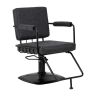 Barber chair Gabbiano Katania Loft, Hydraulic, Black