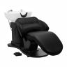 Barbershop washing station Gabbiano TRYCHO, Black/white