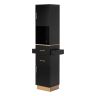 Barber station Gabbiano Totem, black/gold