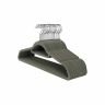 Velvet hangers 20 pcs., gray