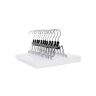 Trouser hanger set, 12 pcs., white