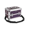 Compact cosmetic case, purple
