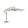 SONGMICS Parasol wspornikowy, piasek, Ø 350 × 250 cm