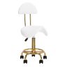 Beauty chair ACTIVESHOP 6001-G, White/gold