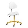 Cosmetic chair Giovanni 1004, White/gold