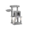 Scratching post 96 cm., gray
