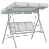 Outdoor swing Outsunny 171x111x154cm., gray